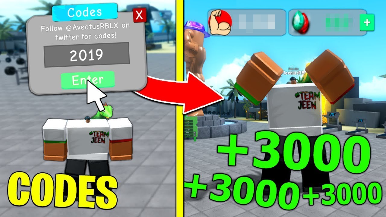 What are codes for roblox weight lifting simulator 3 2019 wiki