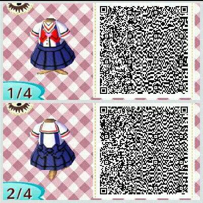 Animal Crossing Sailor Outfit Qr Code